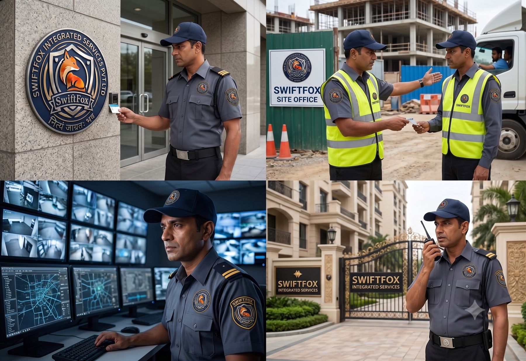 SwiftFox security personnel on duty